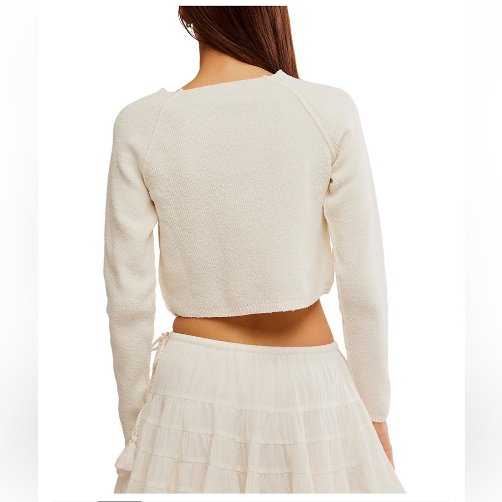 FREE‎ PEOPLE Sydney Shrunken Cardigan, Size SMALL - Picture 2 of 15